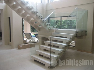 vidrio de 1/2 con accesorios color satinado