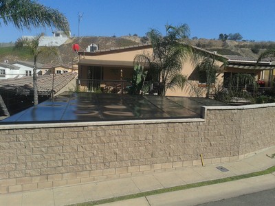 domo de tubular 3x2 con policarbonato de 1/4