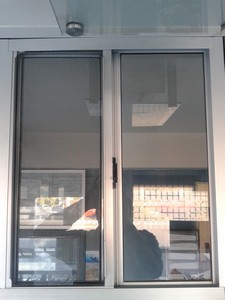 vidrio transparente 1/8 con aluminio color natural 